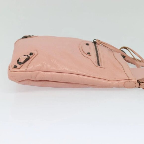 BALENCIAGA Shoulder Bag Leather Pink 310250 Auth hk2257V - Picture 4 of 14